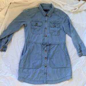 Veronica Beard Denim Blue Shirt Dress